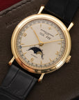 Vacheron Constantin - Vacheron Constantin Yellow Gold Les Historiques Triple Calendar Moonphase Watch Ref. 47050 - The Keystone Watches