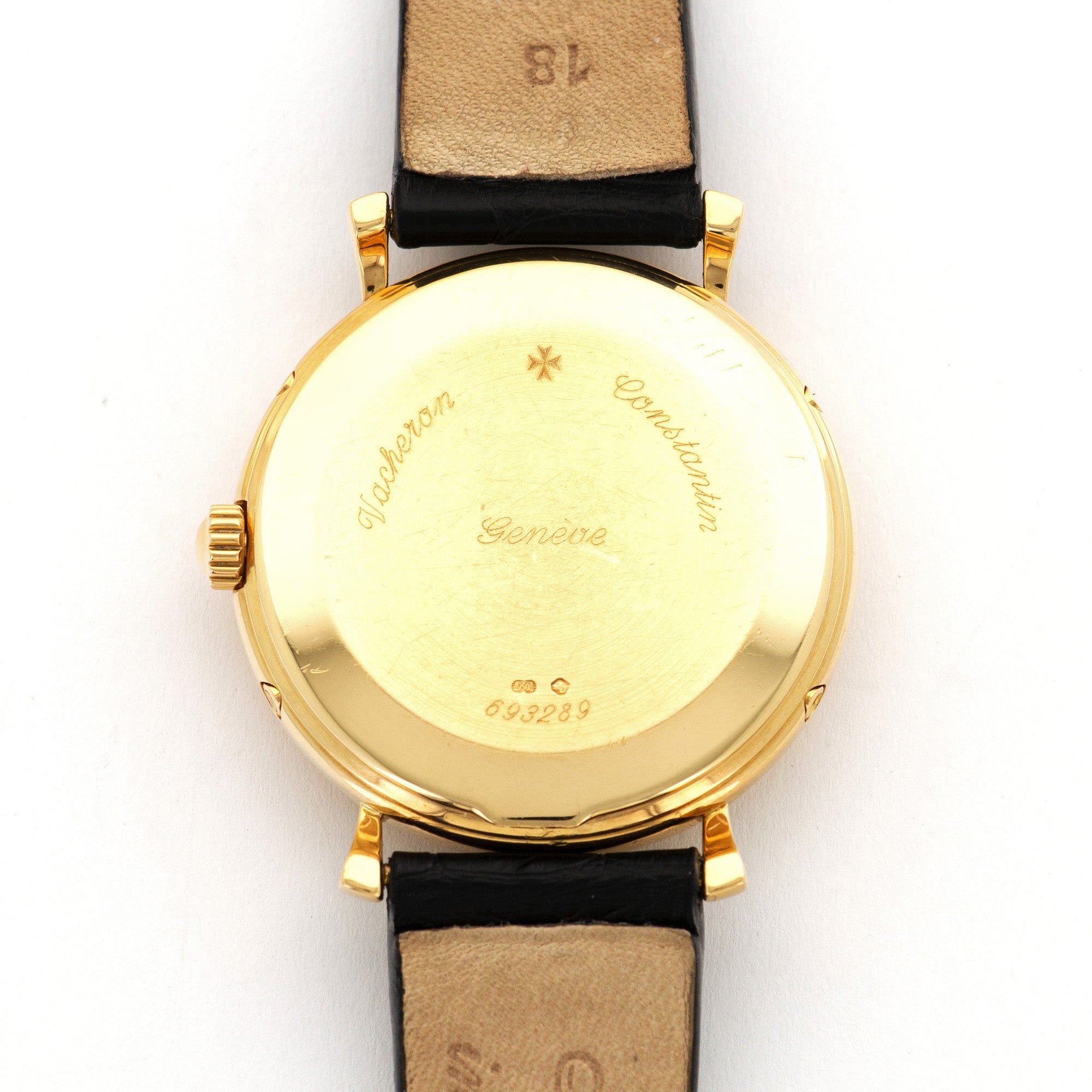 Vacheron Constantin - Vacheron Constantin Yellow Gold Les Historiques Triple Calendar Moonphase Watch Ref. 47050 - The Keystone Watches