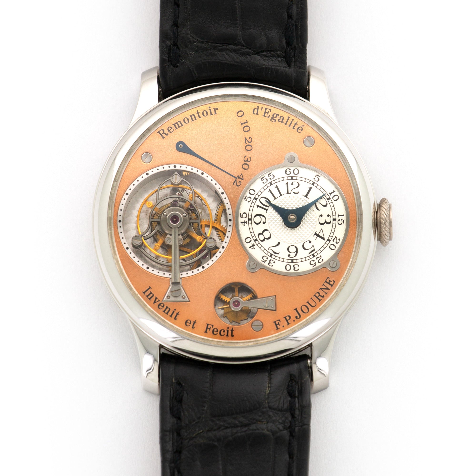 FP Journe - F.P. Journe Platinum Remontoir dEgalite Tourbillon Watch - The Keystone Watches