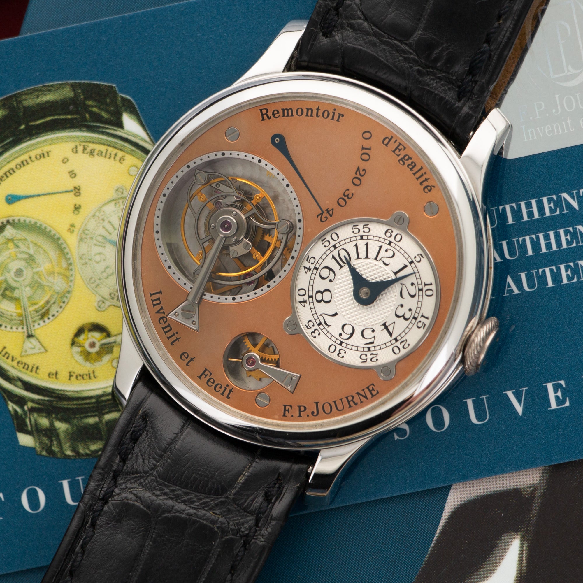 FP Journe - F.P. Journe Platinum Remontoir dEgalite Tourbillon Watch - The Keystone Watches