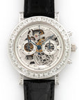 Breguet - Breguet White Gold Chronograph Skeleton Baguette Diamond Watch - The Keystone Watches