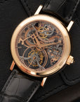 Vacheron Constantin - Vacheron Constantin Rose Gold Skeletonized Tourbillon Watch - The Keystone Watches