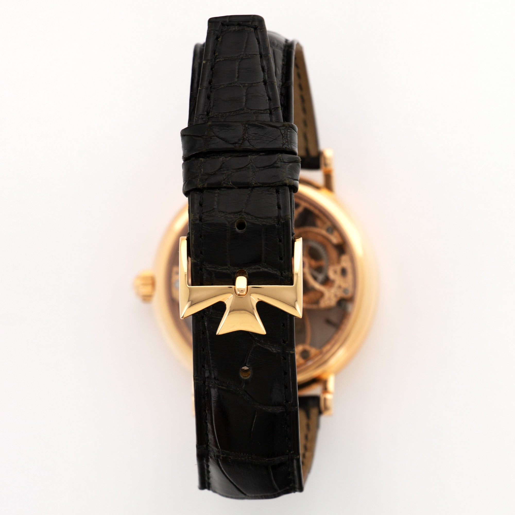 Vacheron Constantin - Vacheron Constantin Rose Gold Skeletonized Tourbillon Watch - The Keystone Watches