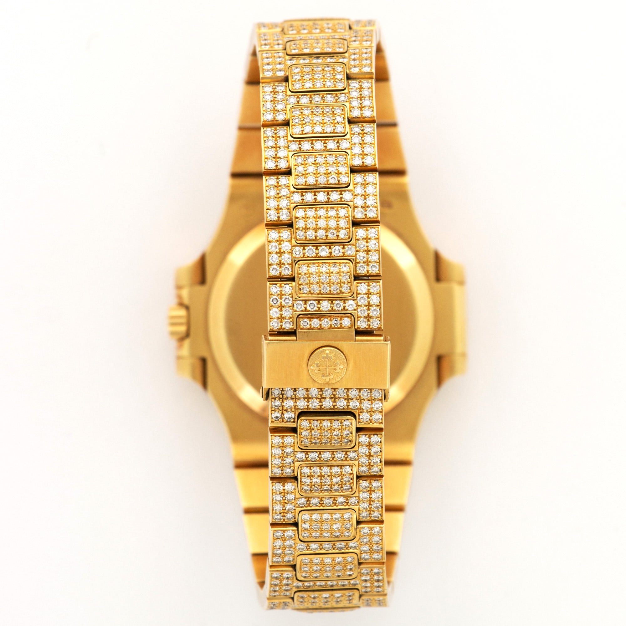 Patek Philippe - Patek Philippe Yellow Gold Nautilus Diamond Watch Ref. 3800 - The Keystone Watches