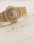 Patek Philippe - Patek Philippe Yellow Gold Nautilus Diamond Watch Ref. 3800 - The Keystone Watches