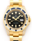 Rolex - Rolex Yellow Gold GMT-Master II Diamond & Sapphire Watch Ref. 116758 - The Keystone Watches