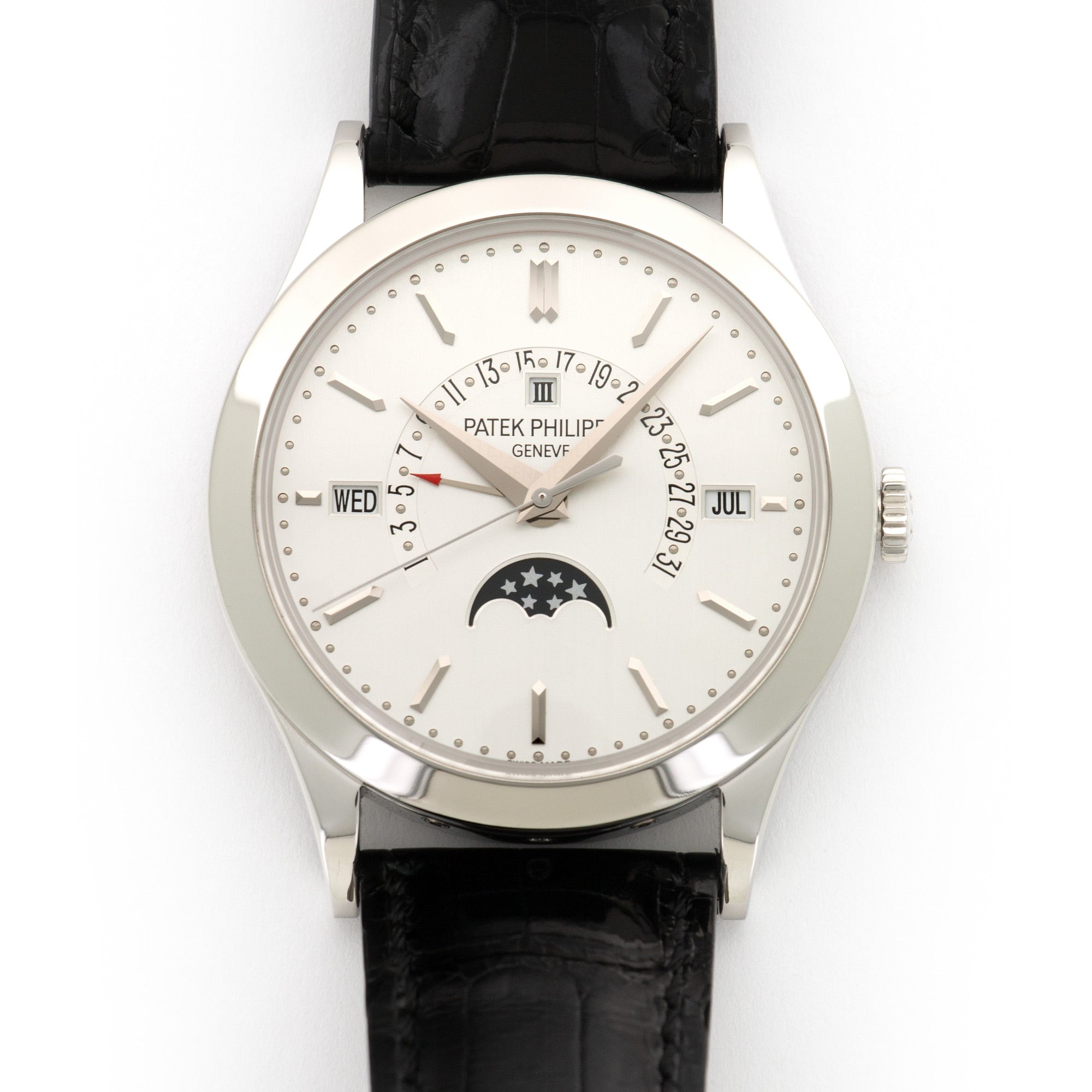 Patek Philippe - Patek Philippe Platinum Perpetual Calendar Retrograde Ref. 5496 - The Keystone Watches