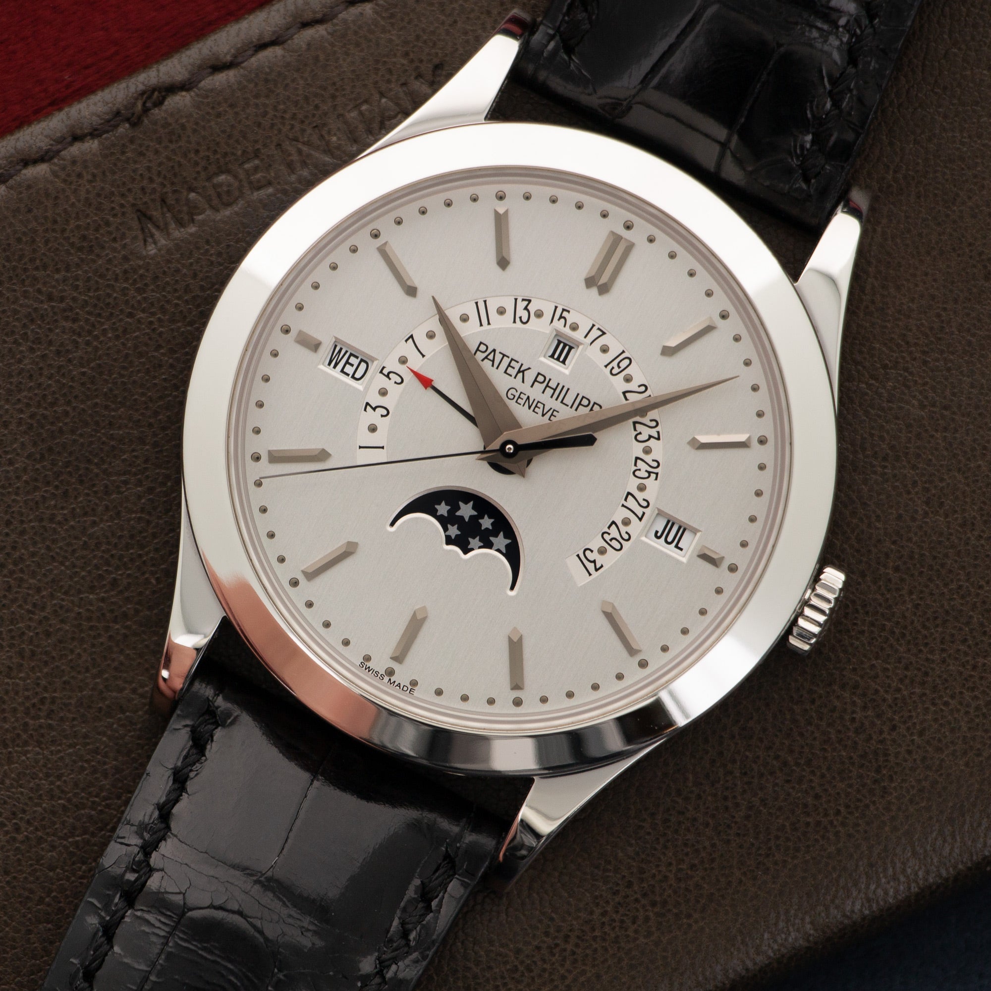 Patek Philippe - Patek Philippe Platinum Perpetual Calendar Retrograde Ref. 5496 - The Keystone Watches