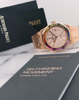Audemars Piguet - Audemars Piguet Rose Gold Royal Oak Rainbow Watch - The Keystone Watches