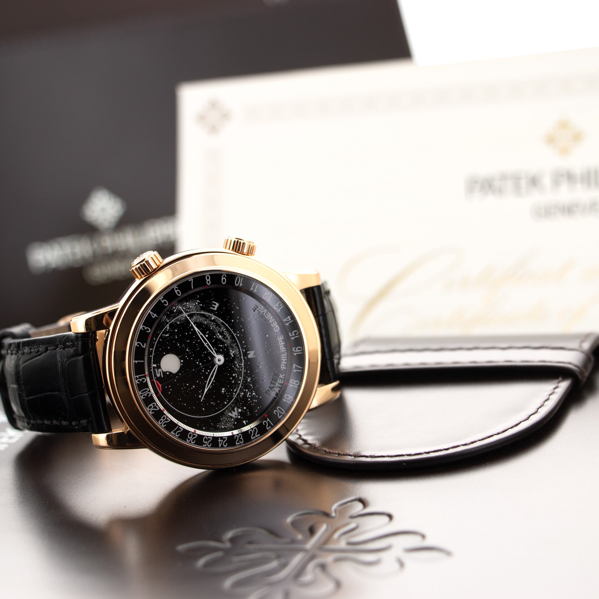 Patek Philippe - Patek Philippe Rose Gold Sky Moon Celestial Watch Ref. 6102 - The Keystone Watches