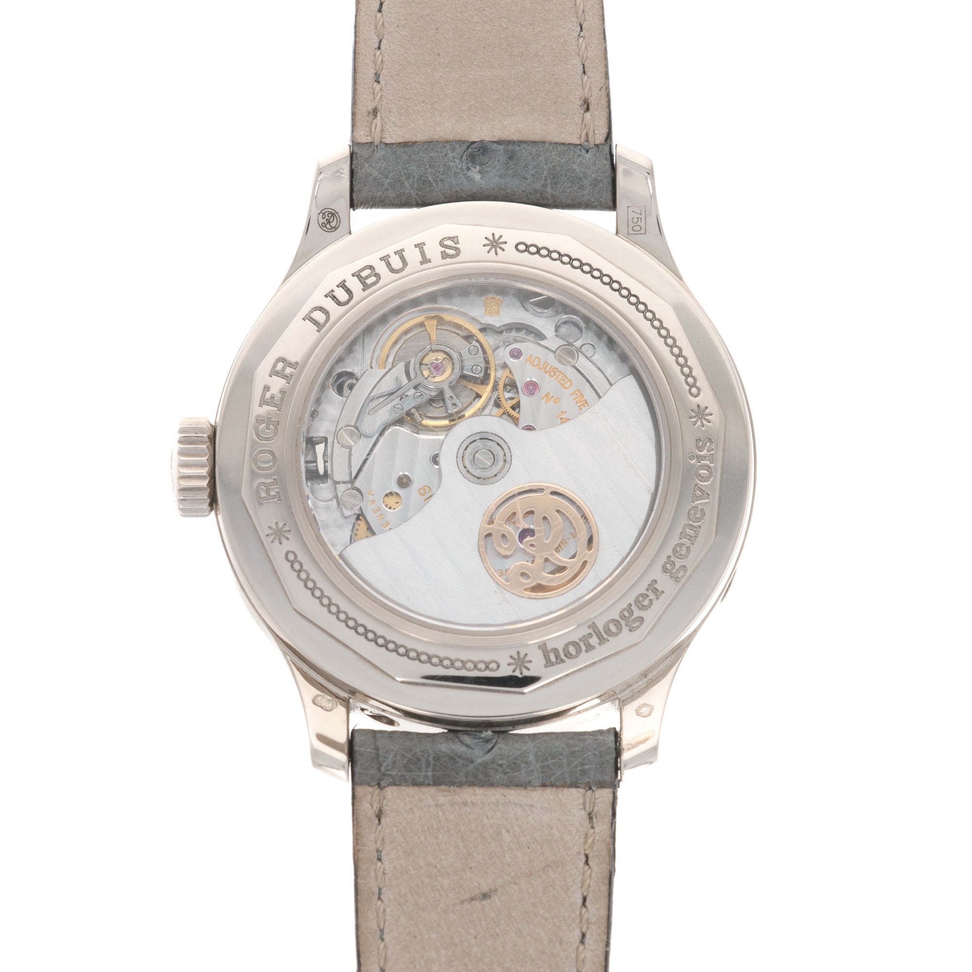 Roger Dubuis - Roger Dubuis White Gold Hommage Perpetual Calendar Watch - The Keystone Watches