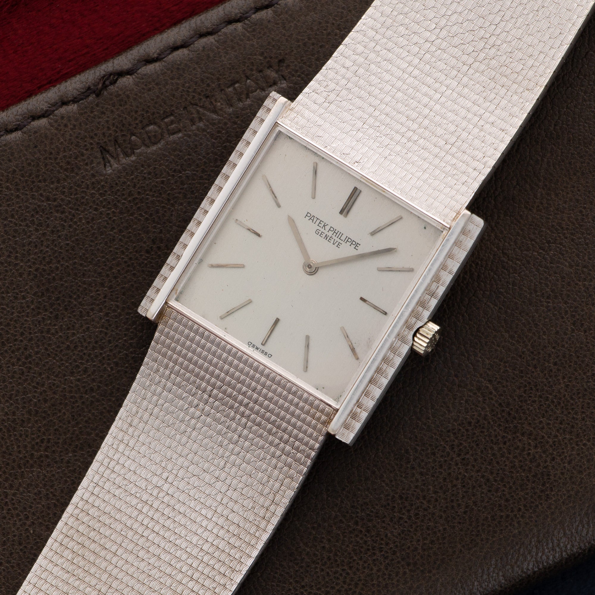 Patek Philippe - Patek Philippe White Gold Bracelet Watch Ref. 3570 - The Keystone Watches