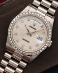 Rolex - Rolex White Gold Day-Date Crown Collection Diamond Watch - The Keystone Watches
