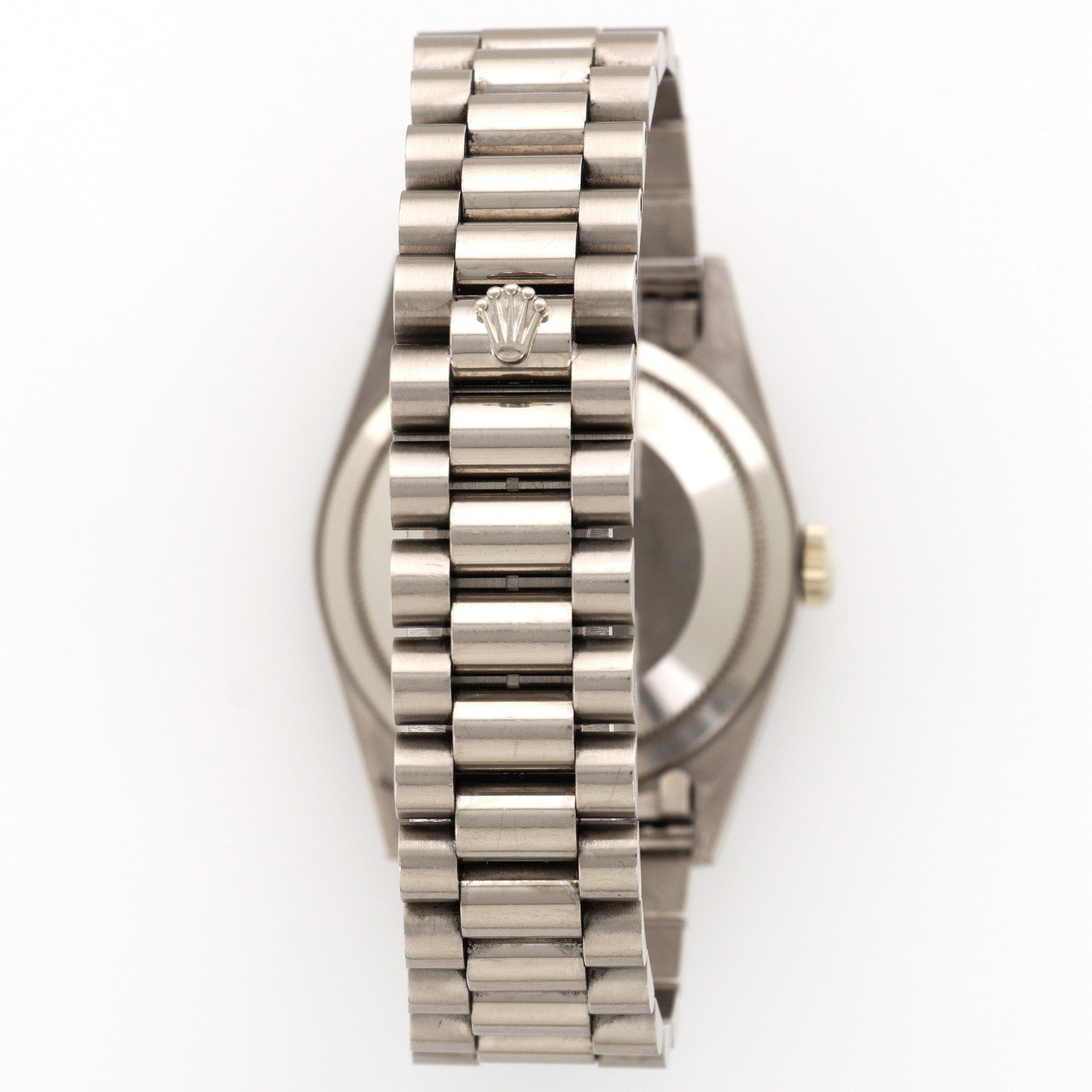 Rolex - Rolex White Gold Day-Date Crown Collection Diamond Watch - The Keystone Watches
