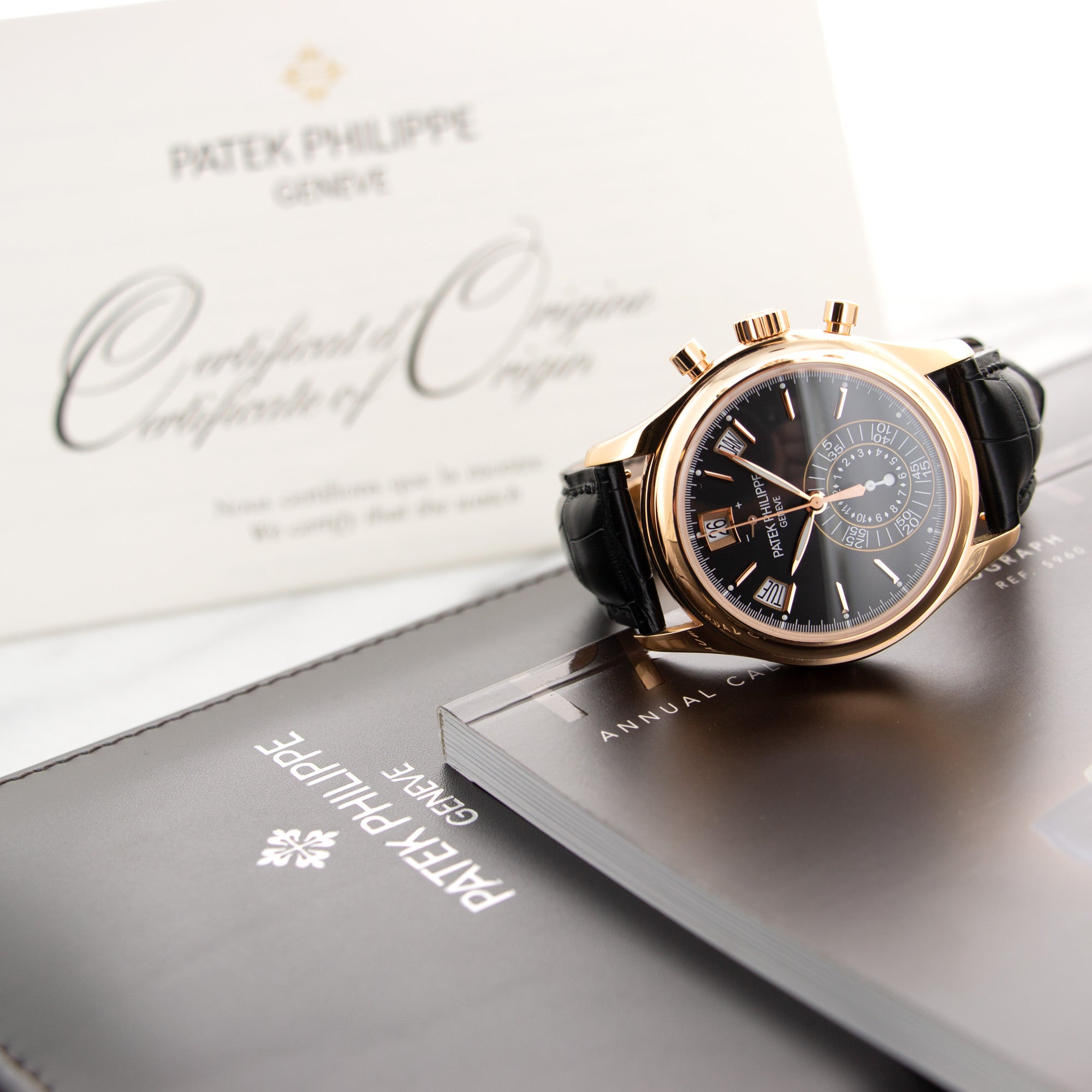 Patek Philippe - Patek Philippe Rose Gold Chronograph Watch Ref. 5960 - The Keystone Watches