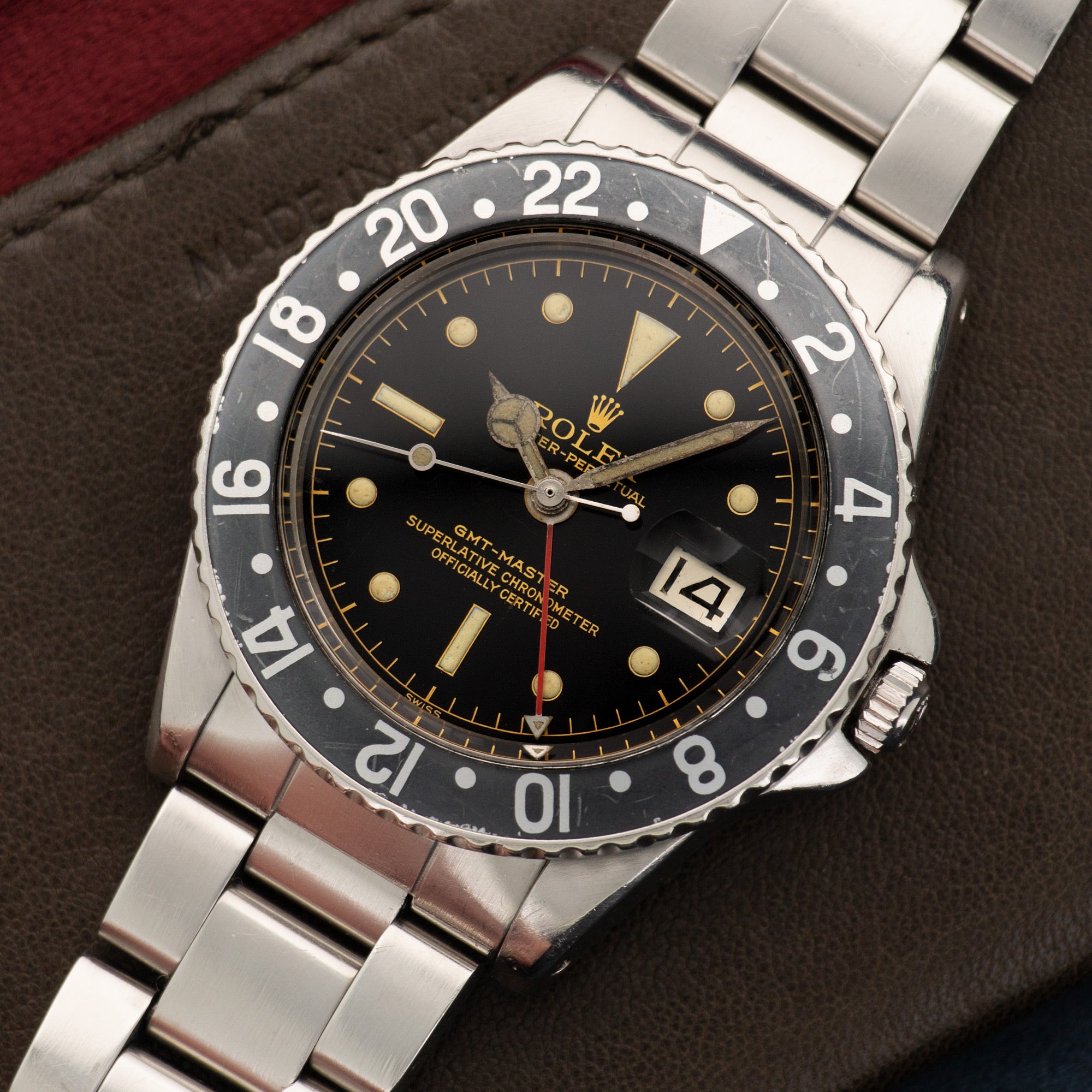 Rolex - Rolex GMT-Master Gilt Chapter Ring Watch Ref. 1675 - The Keystone Watches