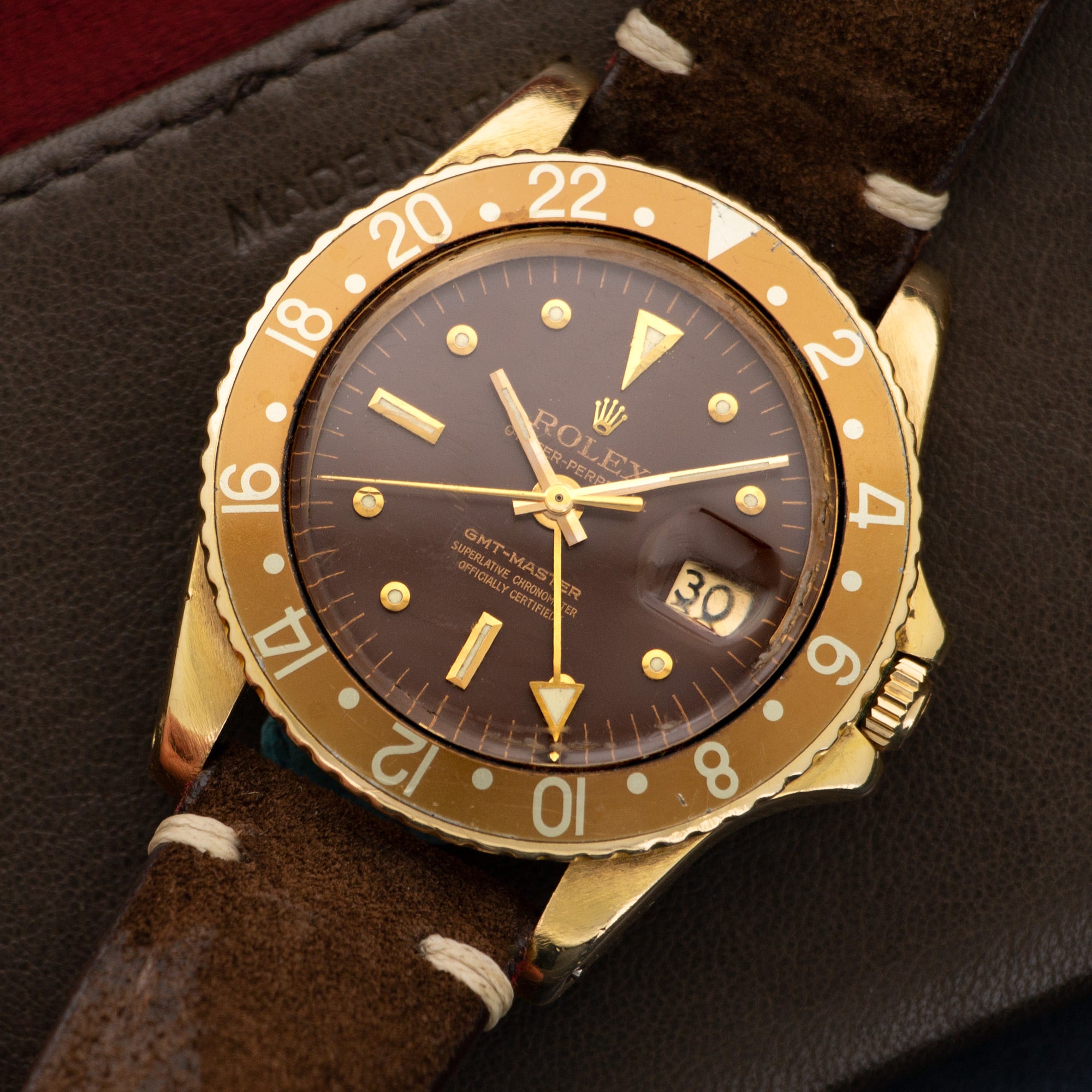 Rolex - Rolex Yellow Gold GMT-Master Watch Ref. 1675 - The Keystone Watches
