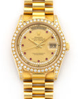 Rolex - Rolex Yellow Gold Day-Date Diamond Ruby Watch - The Keystone Watches