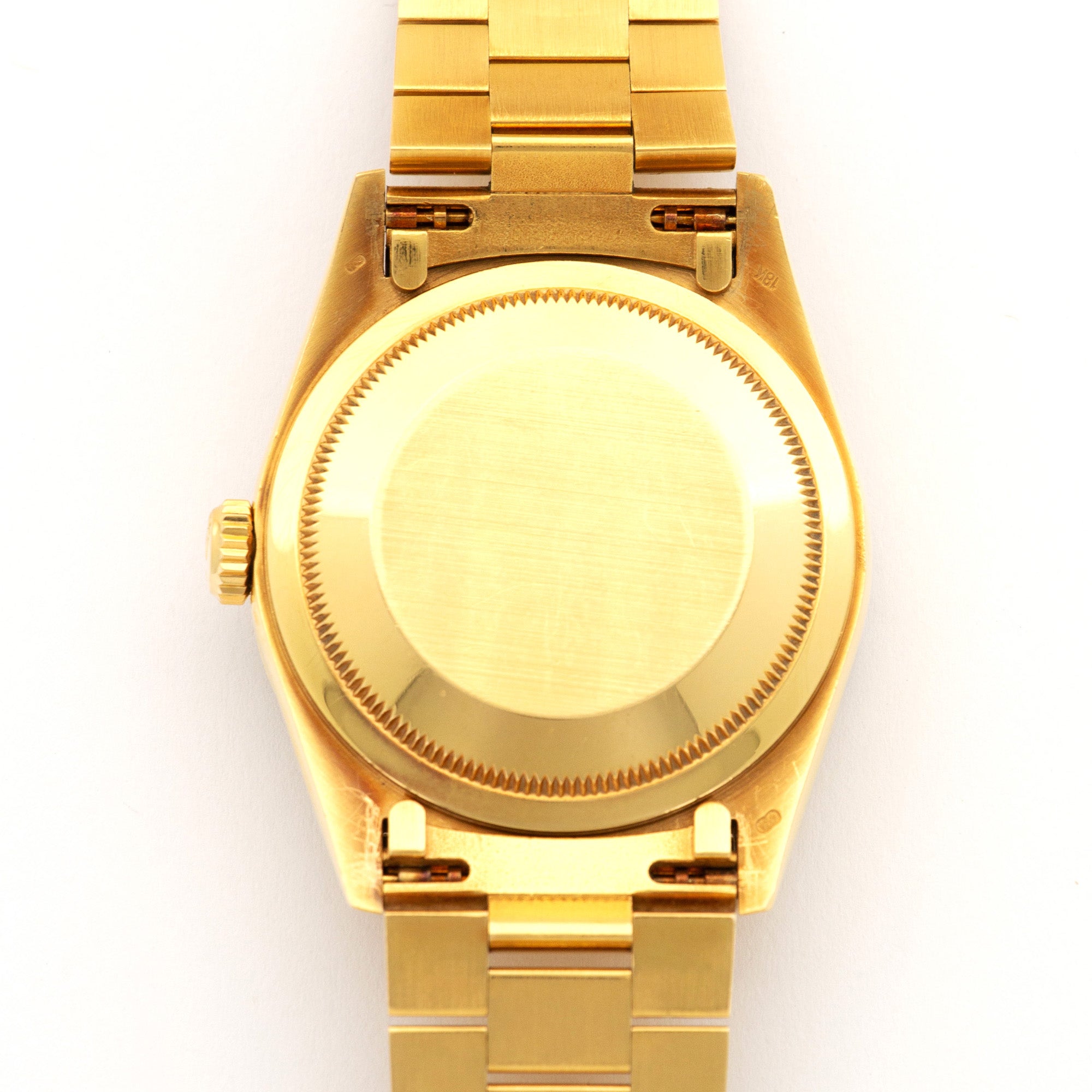 Rolex - Rolex Yellow Gold Day-Date Diamond Ruby Watch - The Keystone Watches