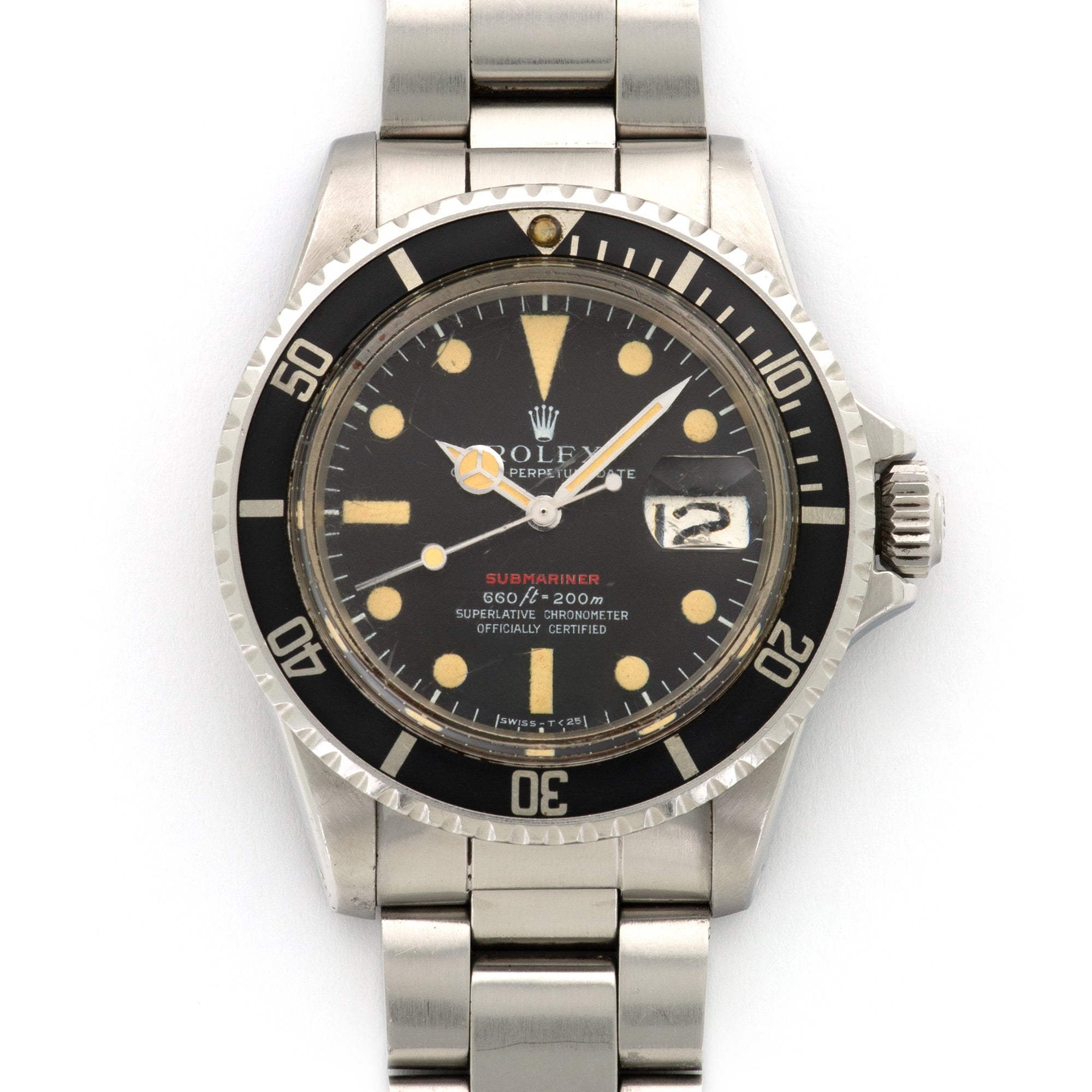 Rolex - Rolex Red Submariner Watch Ref. 1680 with Original Warranty Paper and Hang Tag - The Keystone Watches