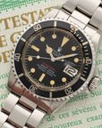 Rolex - Rolex Red Submariner Watch Ref. 1680 with Original Warranty Paper and Hang Tag - The Keystone Watches