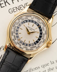 Patek Philippe - Patek Philippe Yellow Gold World Time Watch Ref. 5110, with Original Box and Papers - The Keystone Watches