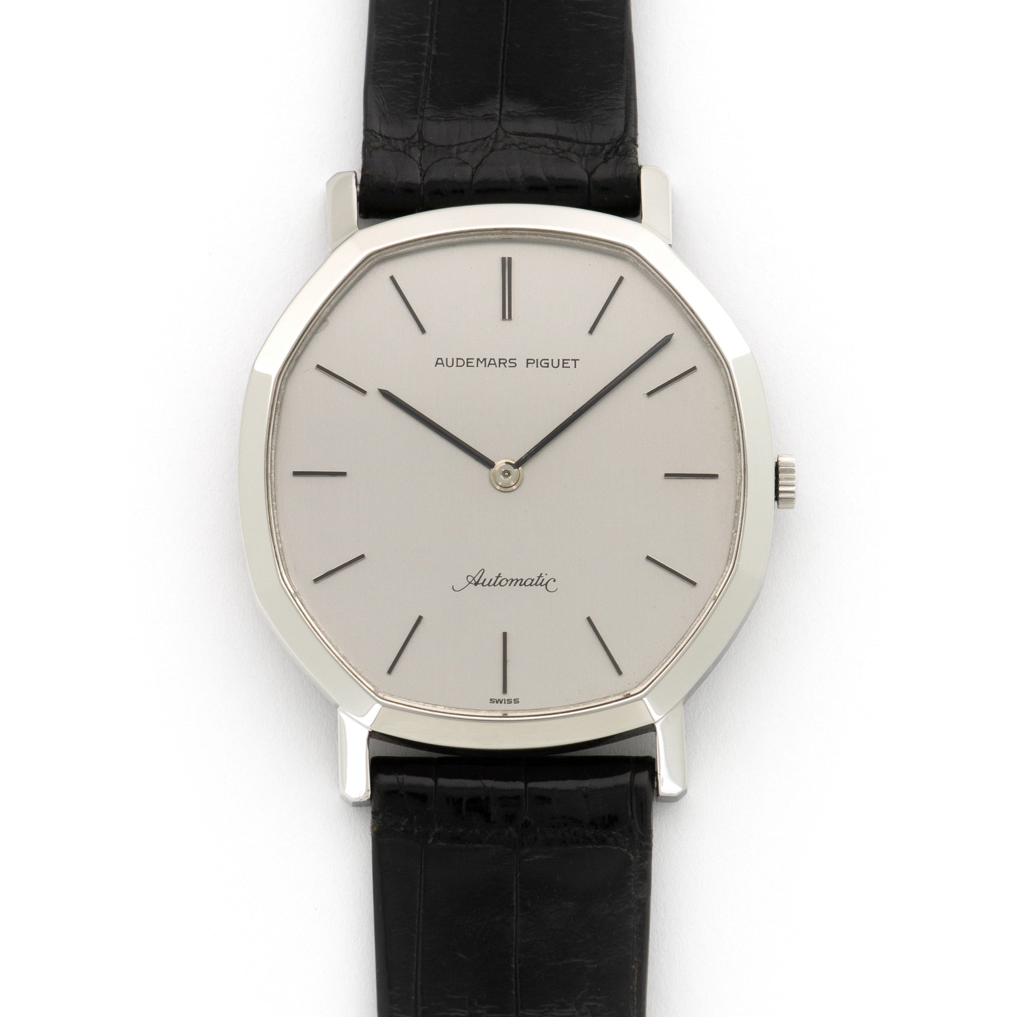 Audemars Piguet - Audemars Piguet Steel Unusual Shape Strap Watch - The Keystone Watches