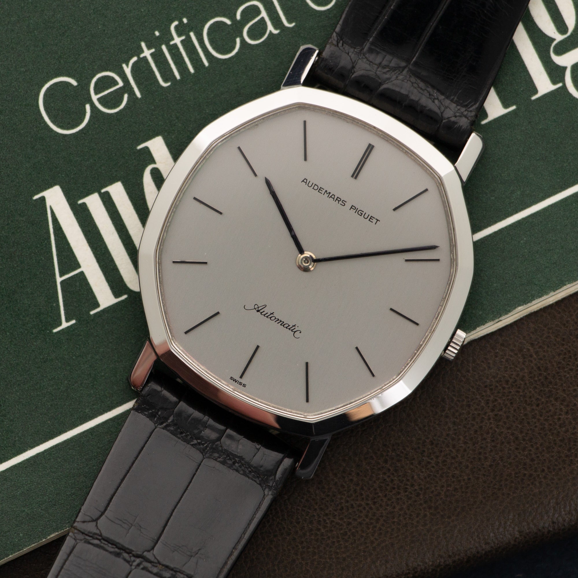 Audemars Piguet - Audemars Piguet Steel Unusual Shape Strap Watch - The Keystone Watches