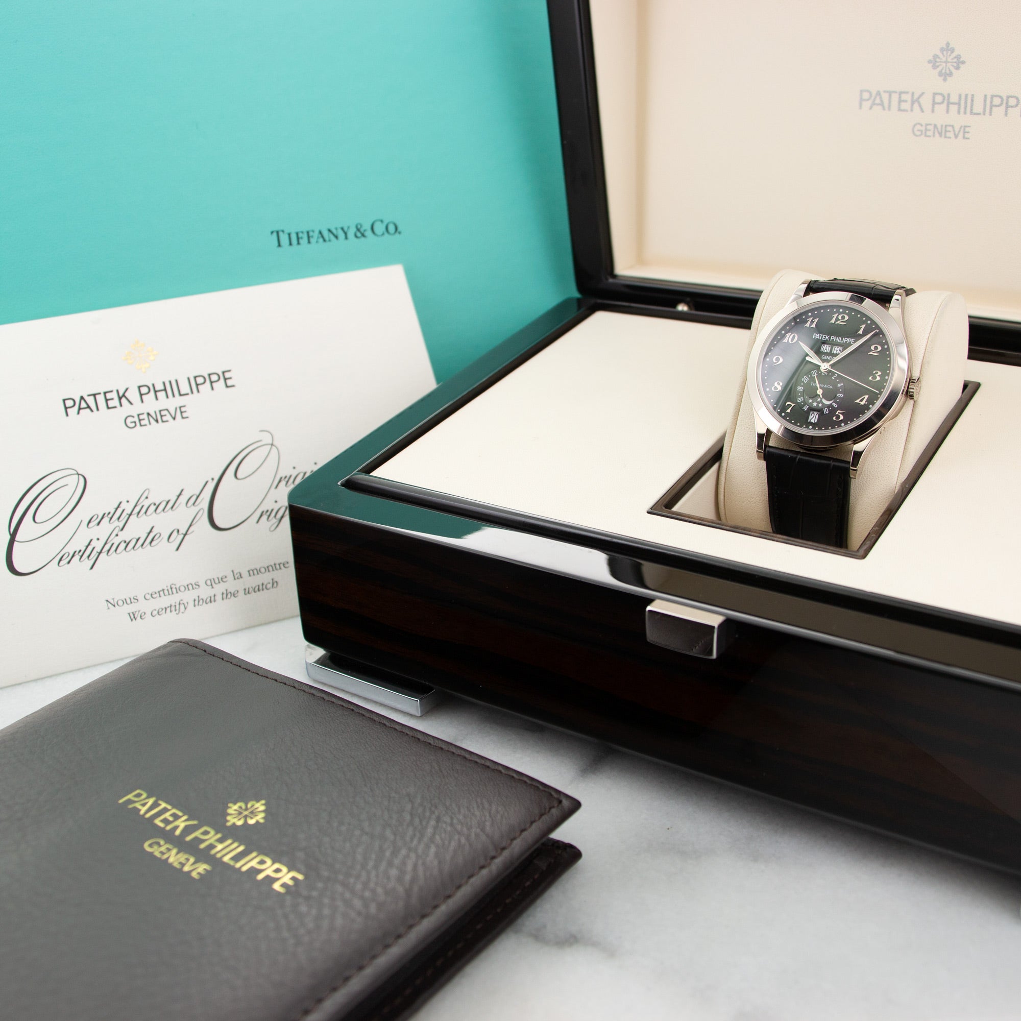 Patek Philippe - Patek Philippe White Gold Annual Calendar Tiffany & Co. Watch Ref. 5396 - The Keystone Watches