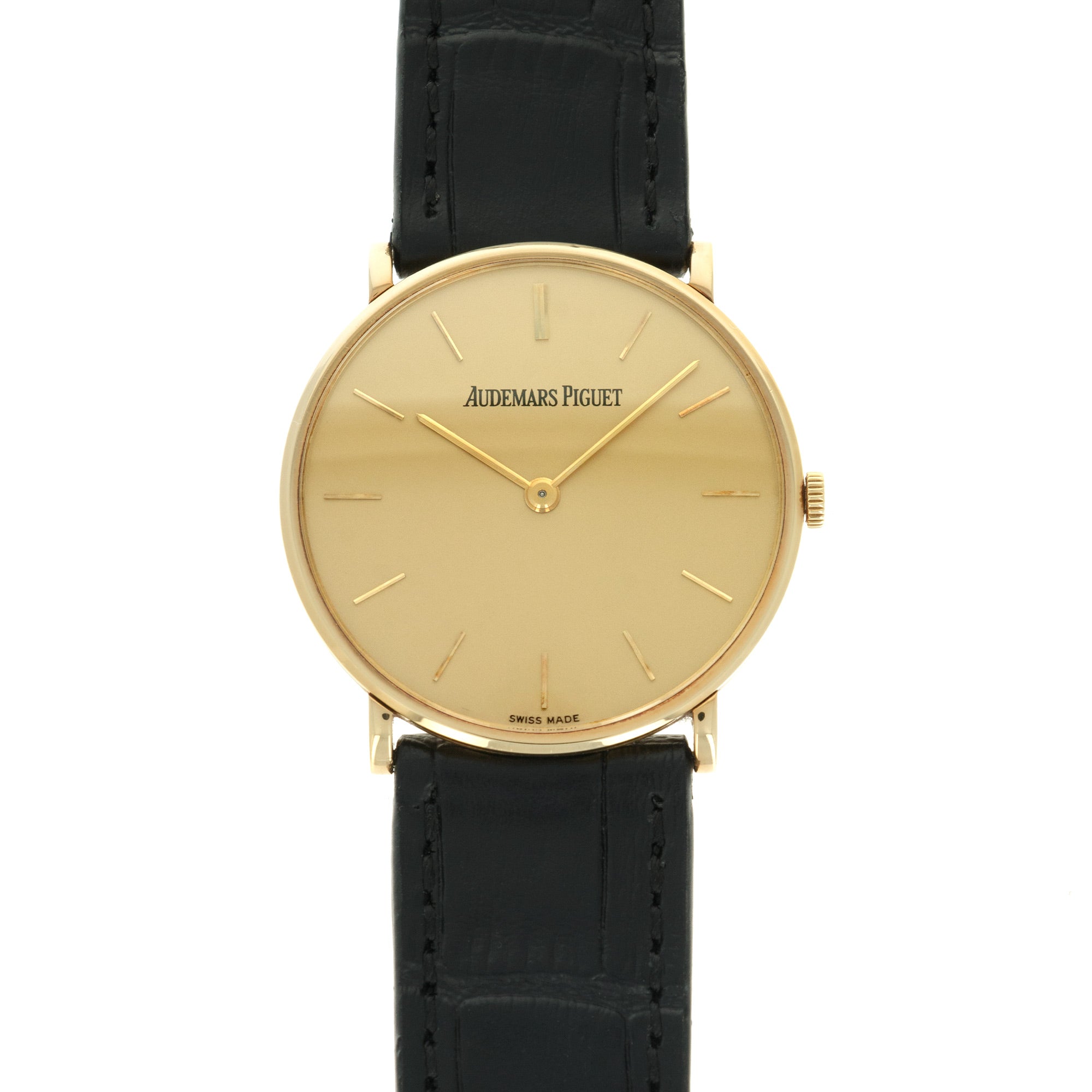Audemars Piguet - Audemars Piguet Yellow Gold Ultra-Thin Strap Watch - The Keystone Watches