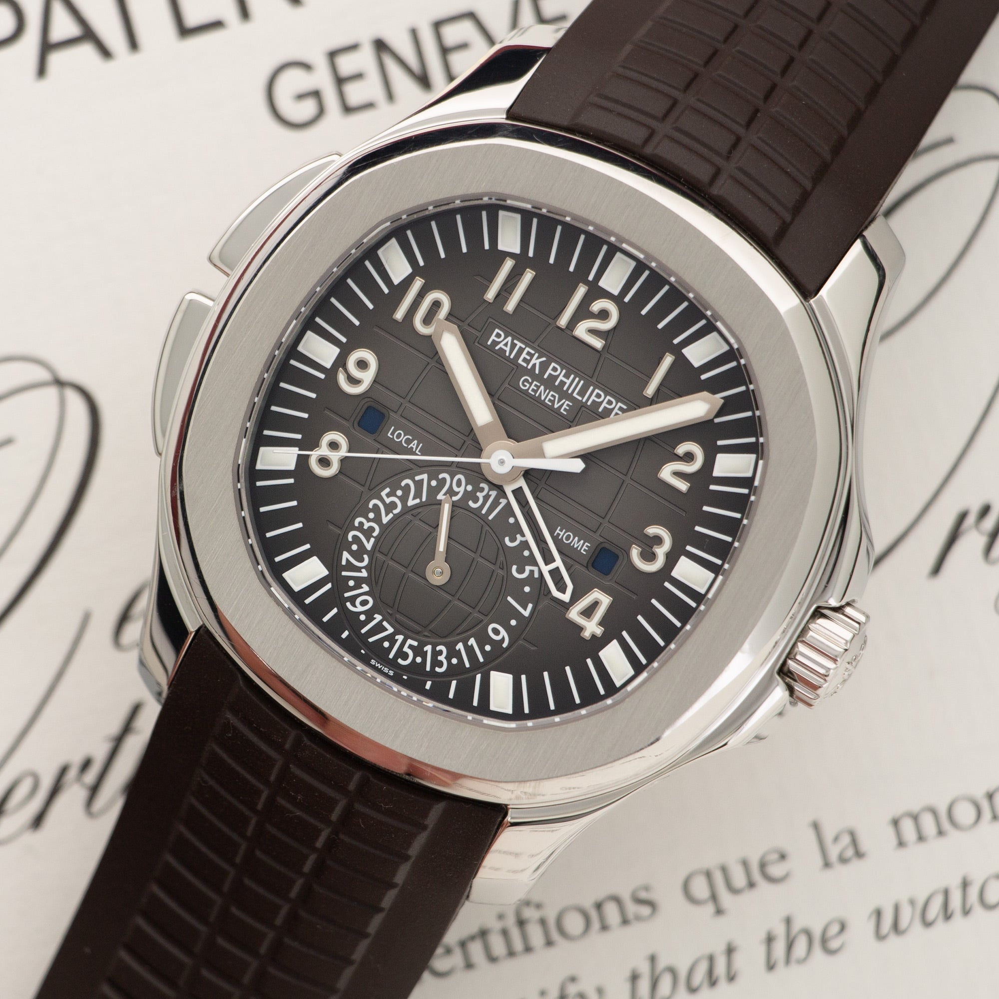 Patek Philippe - Patek Philippe Aquanaut Travel Time Watch Ref. 5164 - The Keystone Watches