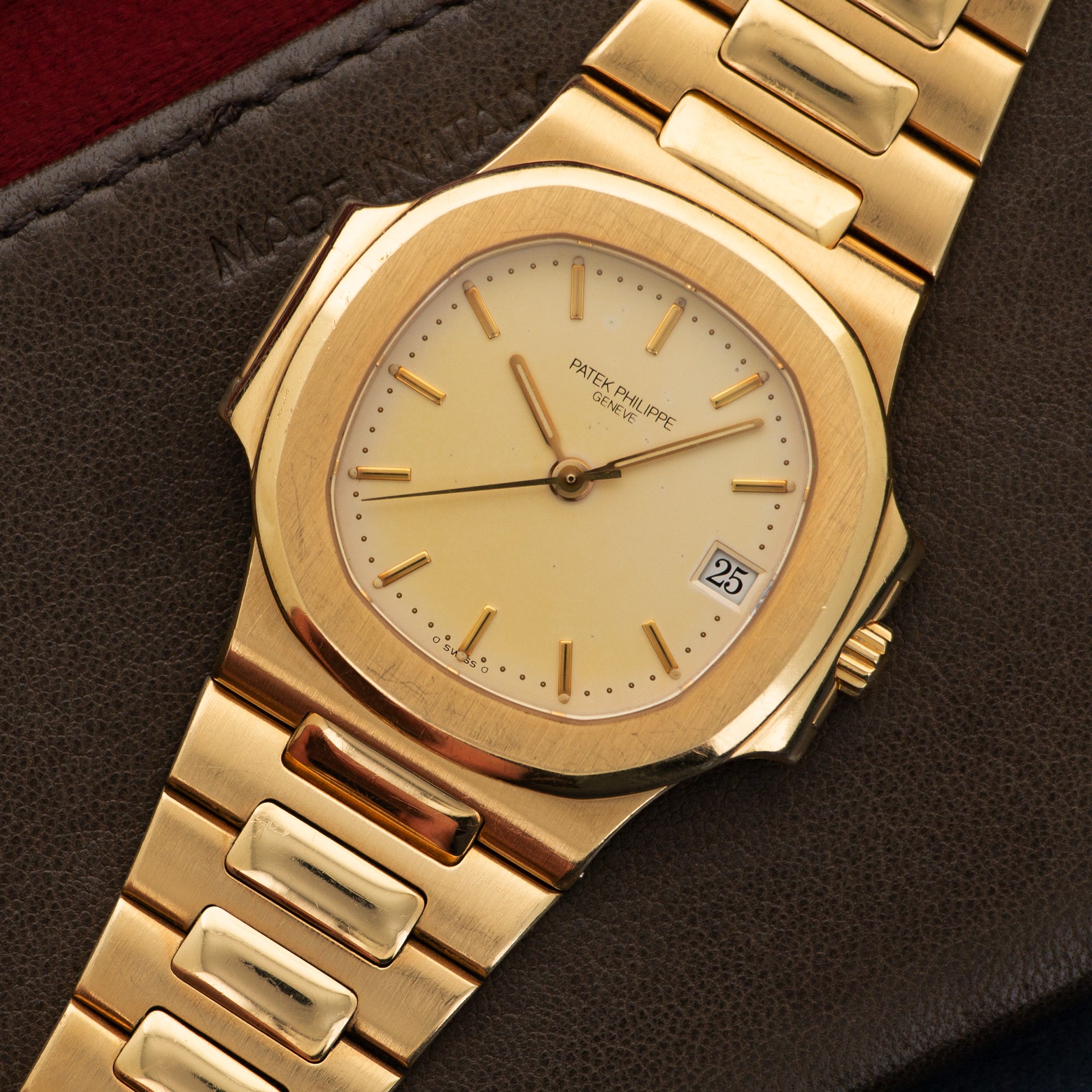 Patek Philippe - Patek Philippe Yellow Gold Nautilus Watch Ref. 3800 - The Keystone Watches