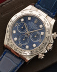 Rolex - Rolex White Gold Daytona Sodalite Diamond Watch Ref. 116519 - The Keystone Watches