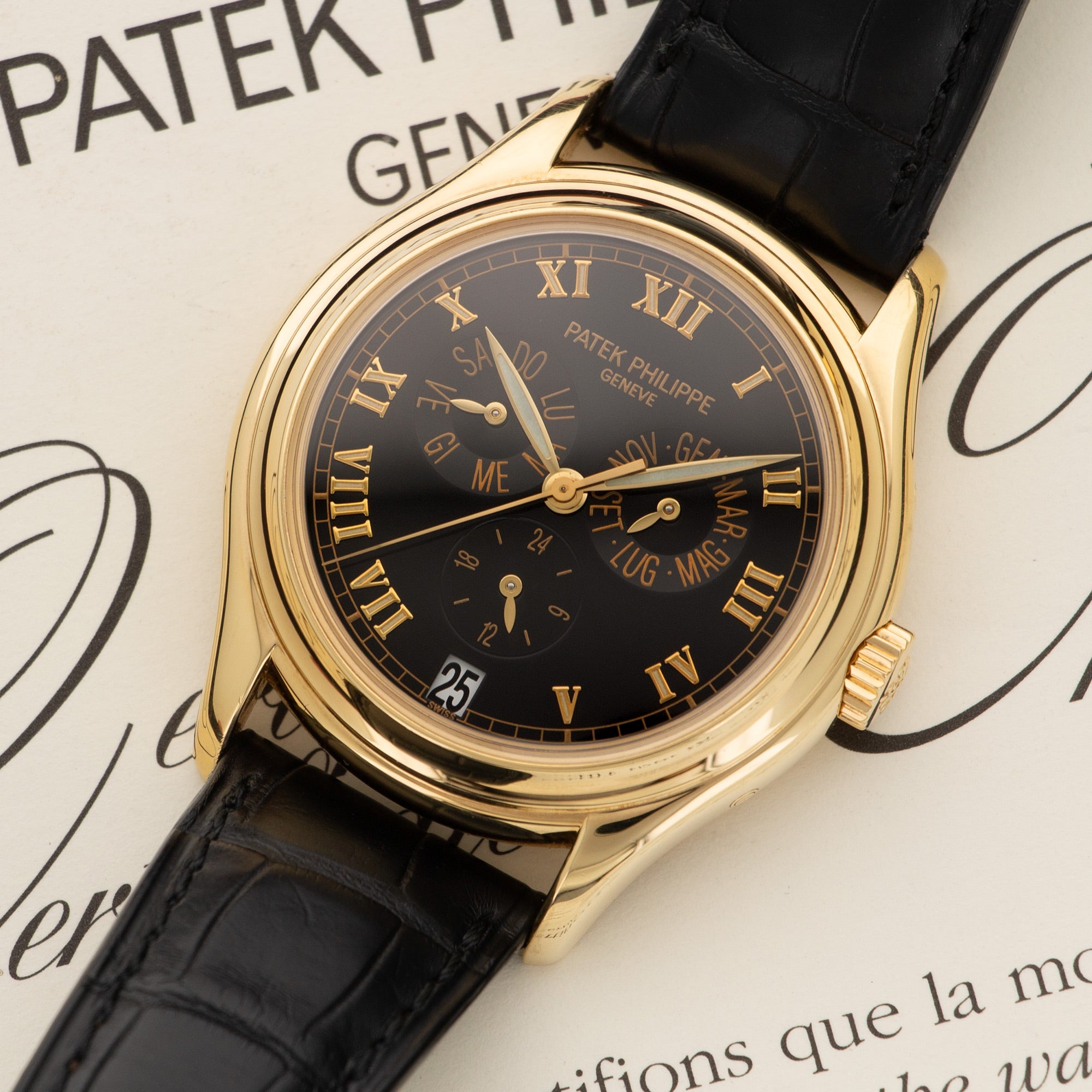 Patek Philippe - Patek Philippe Yellow Gold Annual Calendar Watch Ref. 5035 - The Keystone Watches