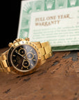 Rolex - Rolex Yellow Gold Cosmograph Daytona Watch Ref. 16528 with Original Box and Papers - The Keystone Watches