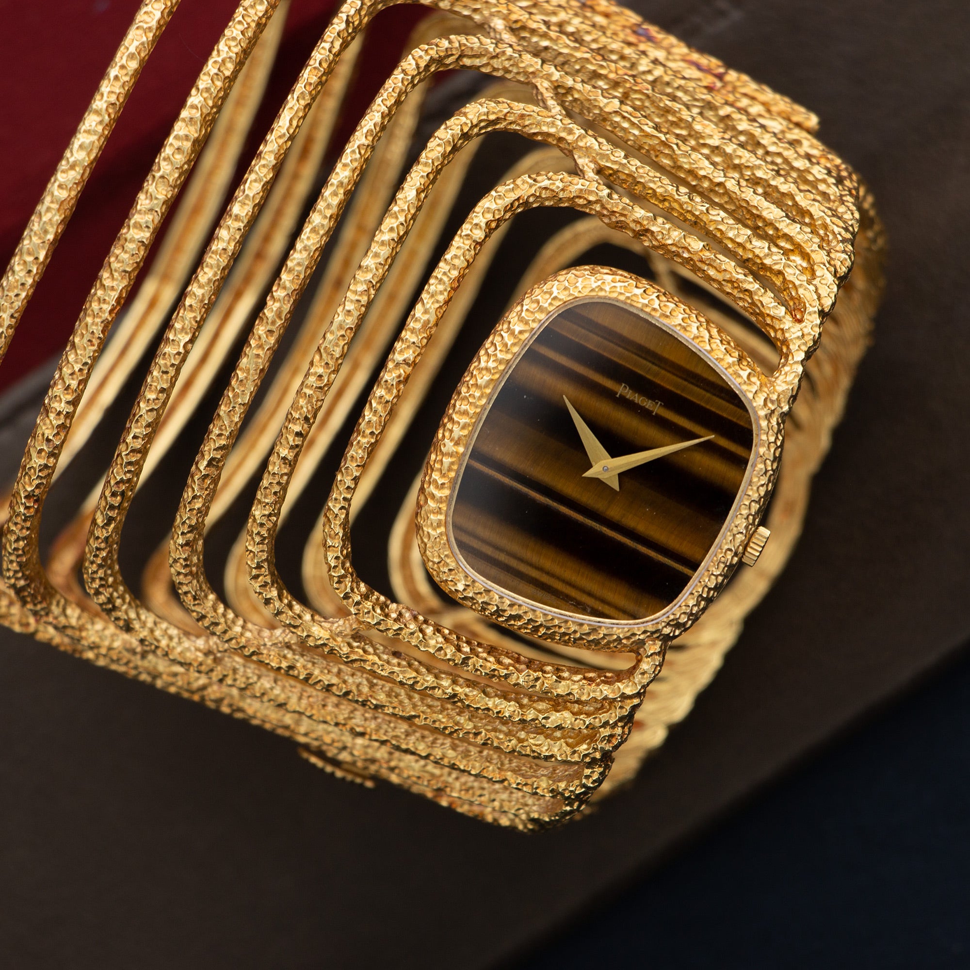 Piaget - Piaget Yellow Gold Manchette Tigerseye Watch - The Keystone Watches