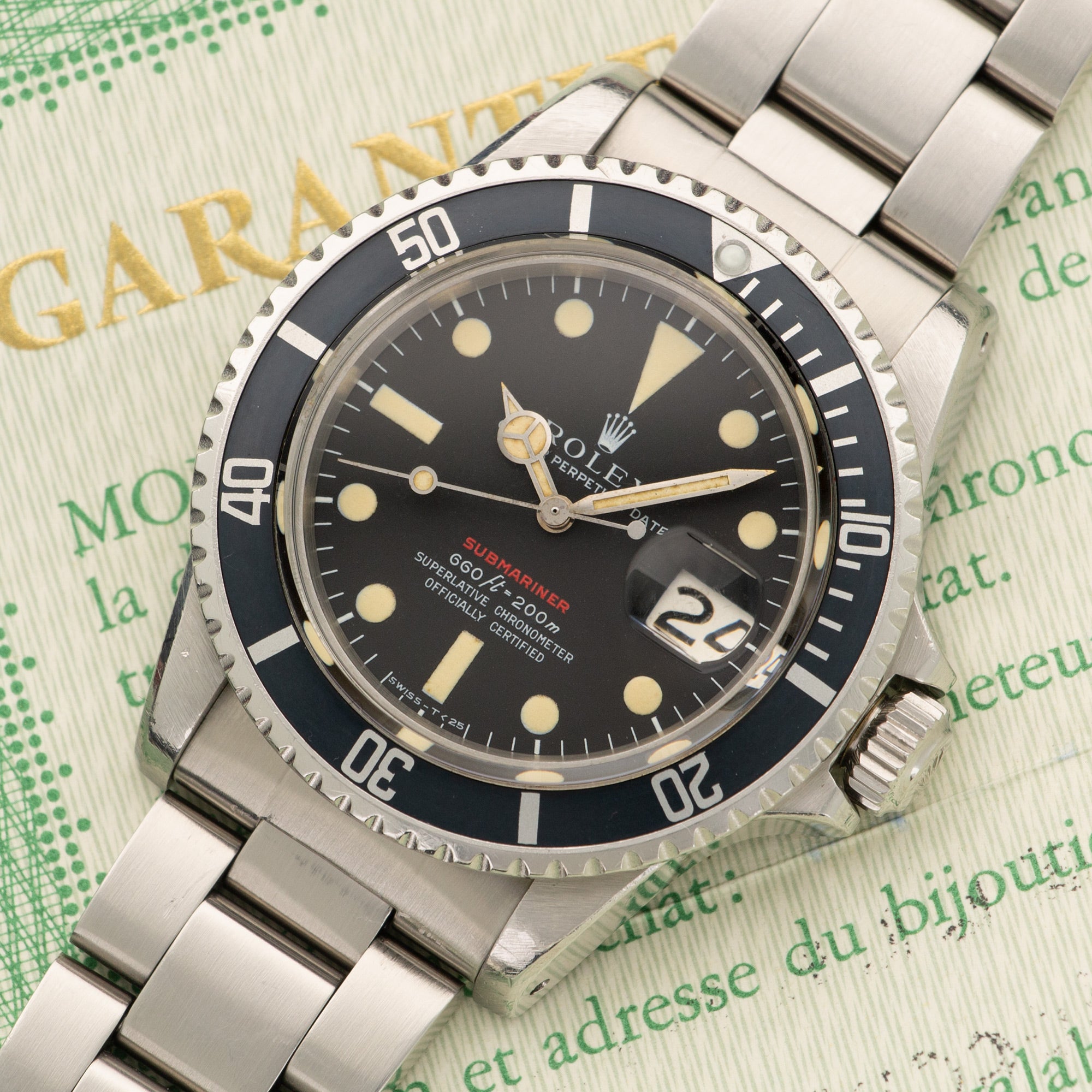 Rolex - Rolex Steel Red Submariner Watch Ref. 1680 - The Keystone Watches