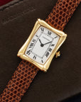 Cartier - Cartier Yellow Gold Tank Bamboo Coussin Watch - The Keystone Watches