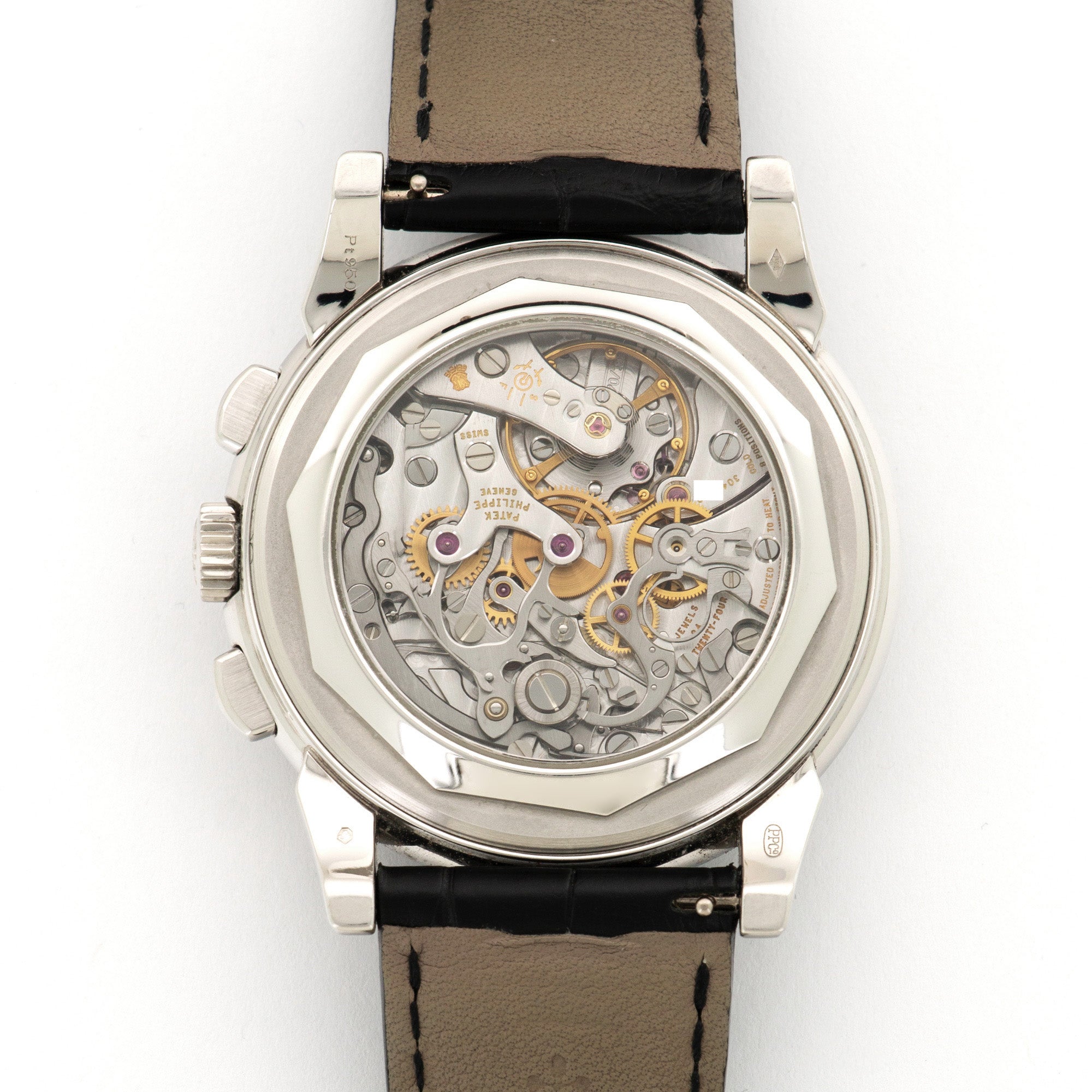 Patek Philippe - Patek Philippe Platinum Perpetual Calendar Chrono Baguette Diamond Watch Ref. 5971 - The Keystone Watches