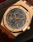 Audemars Piguet - Audemars Piguet Rose Gold Openworked Royal Oak Skeletonized Watch, Ref. 15305 - The Keystone Watches
