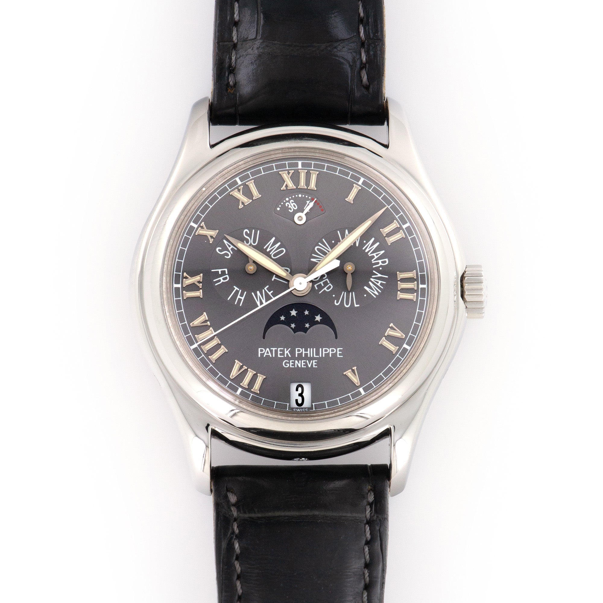 Patek Philippe - Patek Philippe Platinum Annual Calendar Power Reserve Watch Ref. 5056 - The Keystone Watches