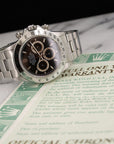 Rolex - Rolex Daytona Cosmograph Patrizzi Watch Ref. 16520 with Original Warranty Paper - The Keystone Watches