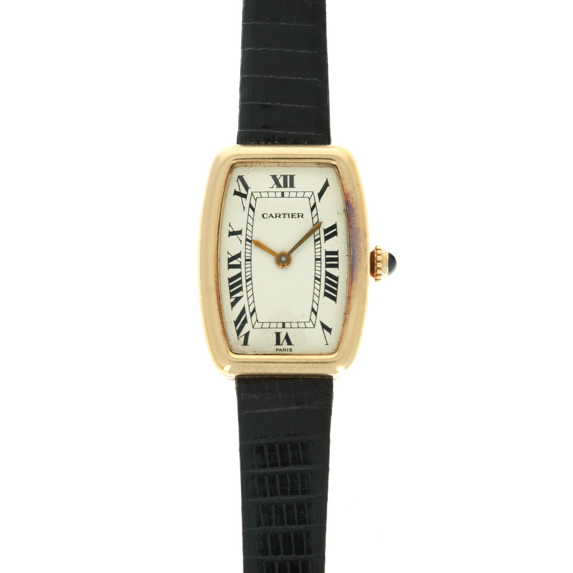Cartier - Cartier Yellow Gold Tank Faberge Watch, 1970s - The Keystone Watches