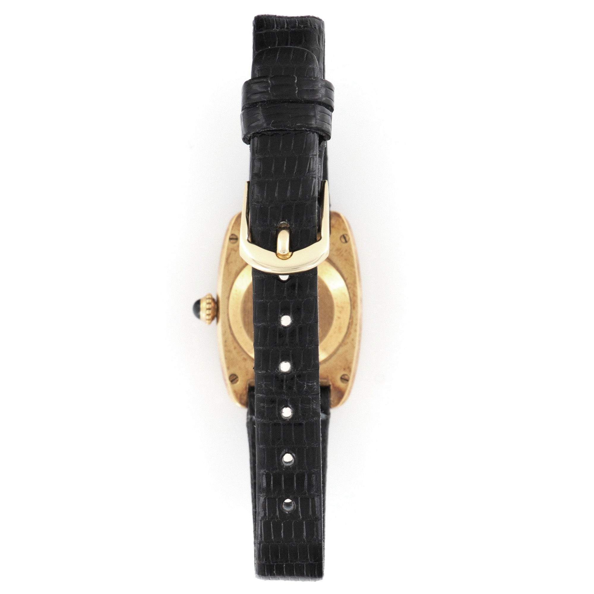Cartier - Cartier Yellow Gold Tank Faberge Watch, 1970s - The Keystone Watches