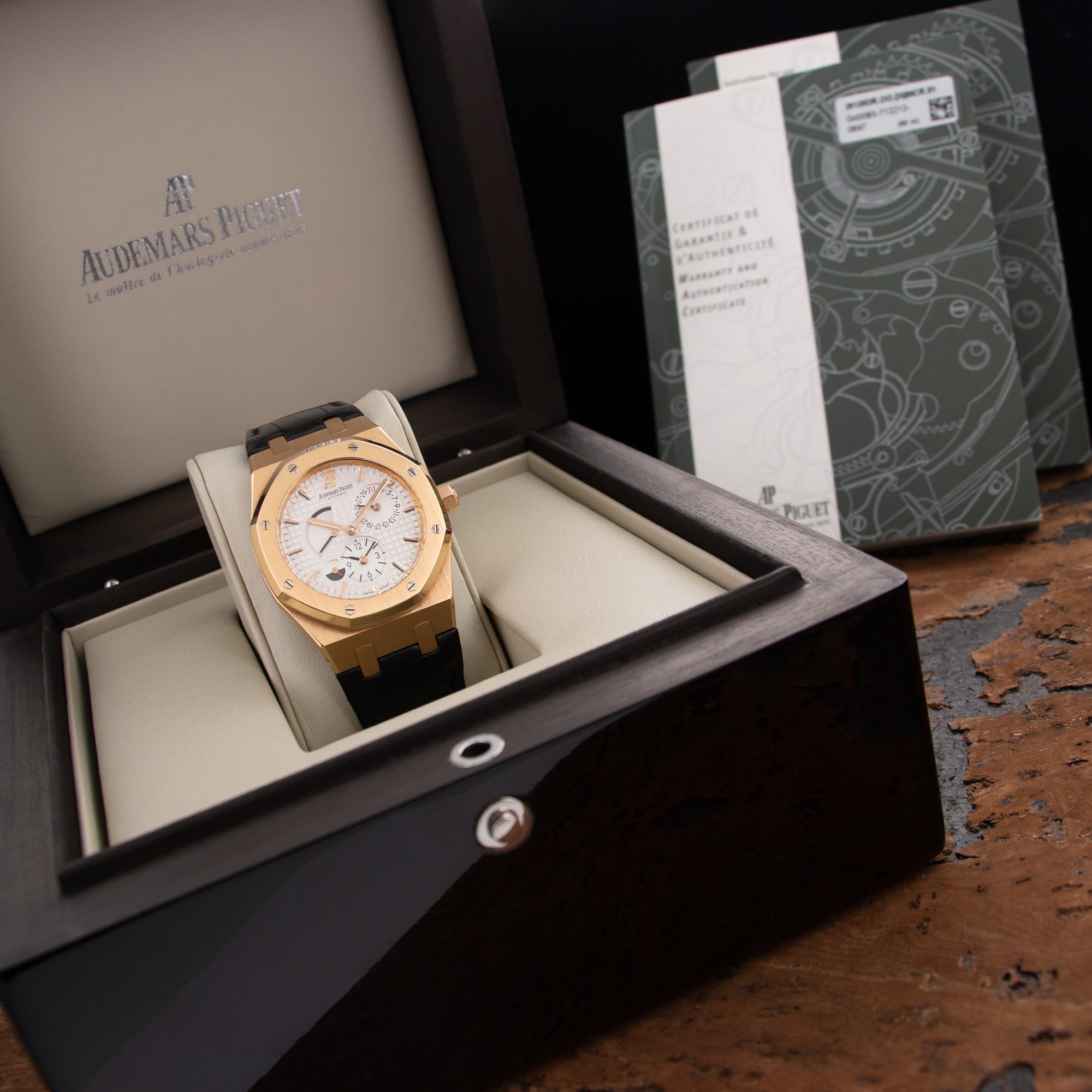 Audemars Piguet - Audemars Piguet Rose Gold Royal Oak Dual Time Ref. 26120OR - The Keystone Watches
