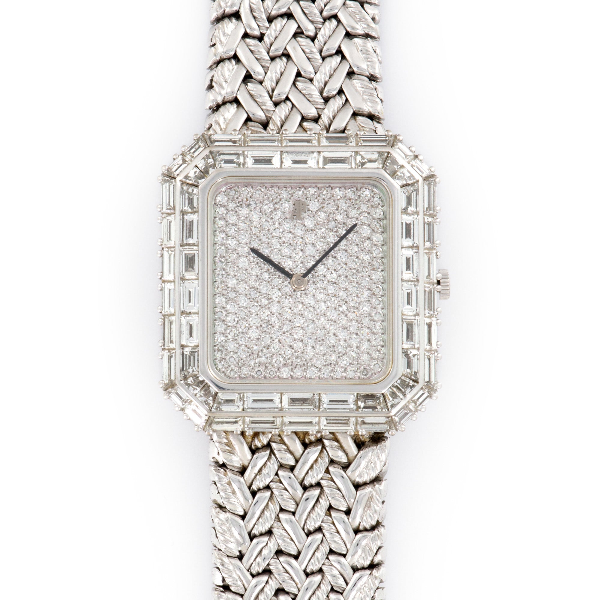 Audemars Piguet - Audemars Piguet White Gold Baguette Diamond Watch - The Keystone Watches