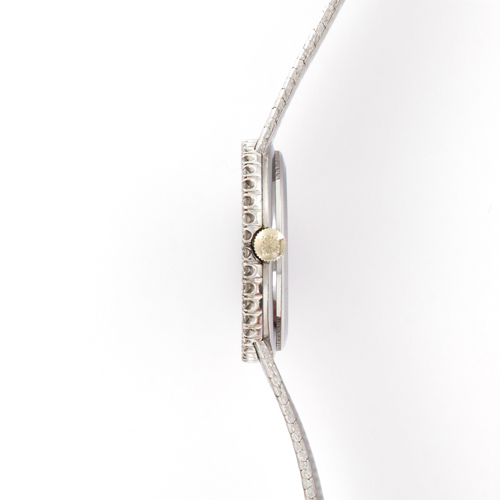 Patek Philippe - Patek Philippe White Gold Diamond Watch - The Keystone Watches