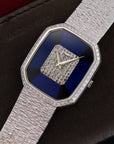 Piaget - Piaget White Gold Diamond Lapis Onyx Watch - The Keystone Watches