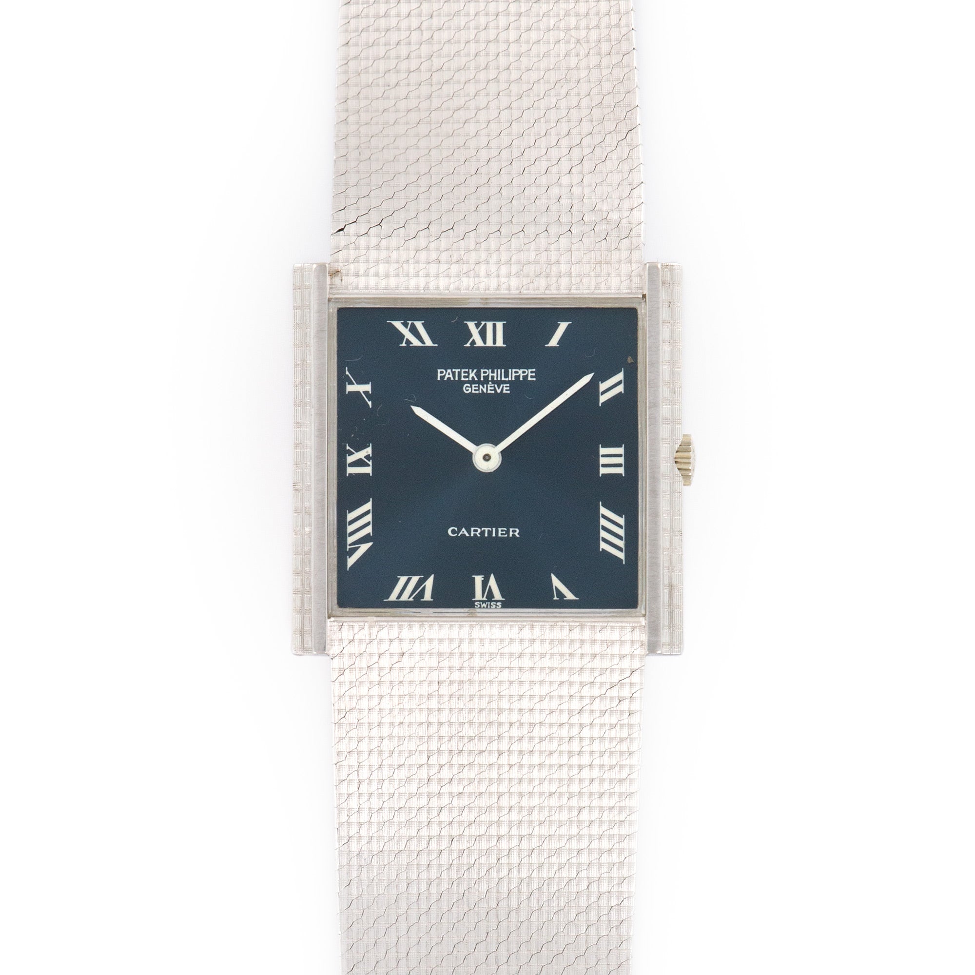 Patek Philippe - Patek Philippe White Gold Bracelet Watch, Retailed by Cartier - The Keystone Watches