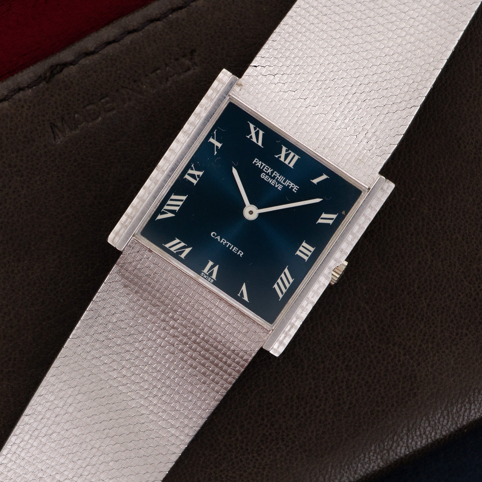 Patek Philippe - Patek Philippe White Gold Bracelet Watch, Retailed by Cartier - The Keystone Watches